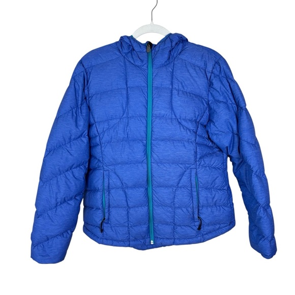 Lole Emeline Blue Winter Duck Down Quilted Puffer Jacket Women’s Sz XL Packable - Picture 2 of 9